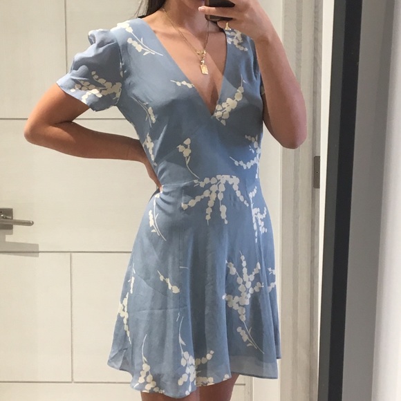 REALISATION PAR Luella Dress Blue Floral Pattern - Picture 2 of 6